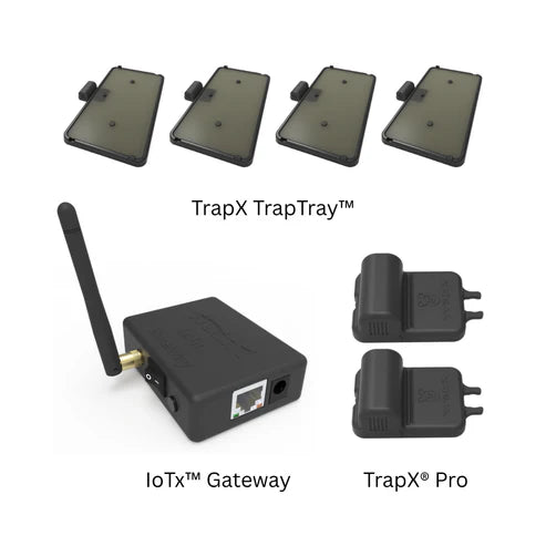 TrapX® Pro Bundle – Smart Rodent Detection Kit